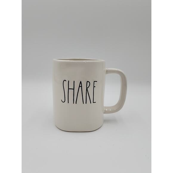 Rae Dunn SHARE Ceramic Coffee Mug Artisan Collection by Magenta - Picture 1 of 6